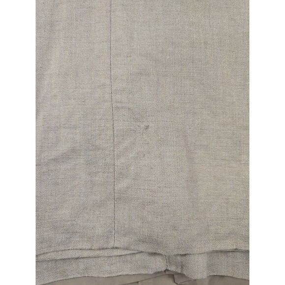 Harve Benard Tan Shimmer Linen Straight Leg Dress Pants Womens 10 Holiday Lined - Picture 10 of 11